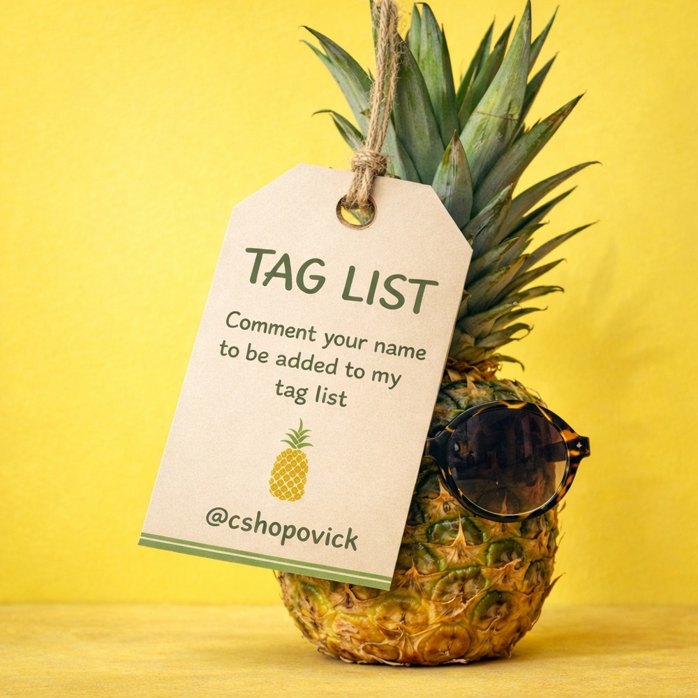 CAROLYN’S TAG LIST
Please comment your name for when I have my Live Shows!
